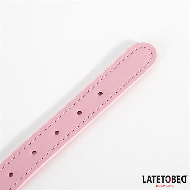 Collar con Cascabel Ajustable Rosa - Imagen 4