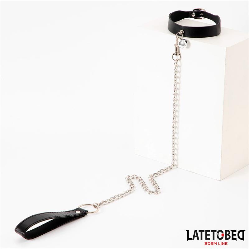 Collar con Cascabel y Correa - Imagen 3