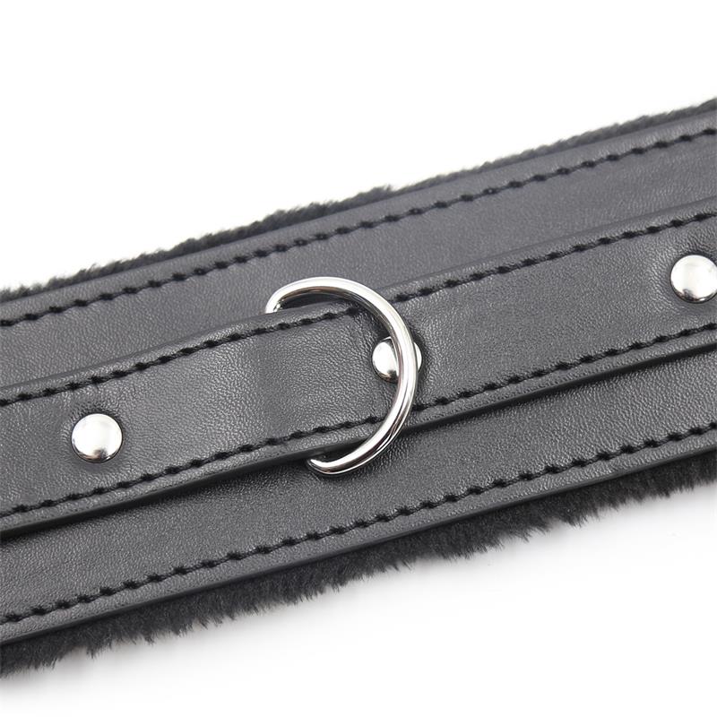 Collar con Correa de Metal Negro - Imagen 3