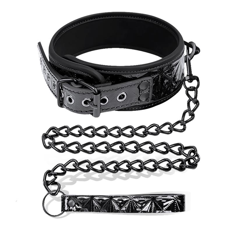 Collar con Correa Sapphire Cuero Vegano - Imagen 2