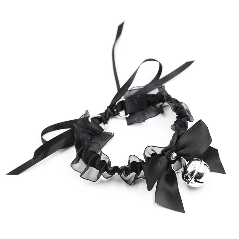 Collar con Lazo, Cascabel y Encaje - Imagen 2