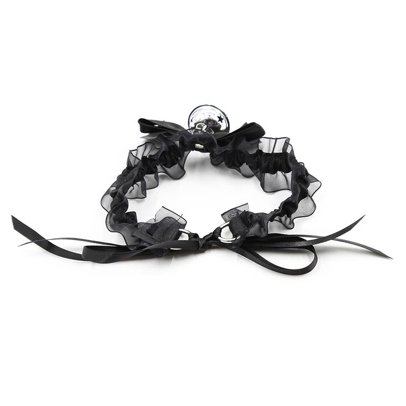 Collar con Lazo, Cascabel y Encaje - Imagen 4