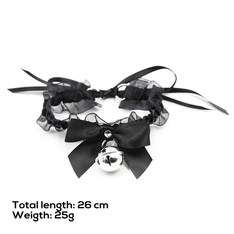 Collar con Lazo, Cascabel y Encaje - Imagen 9