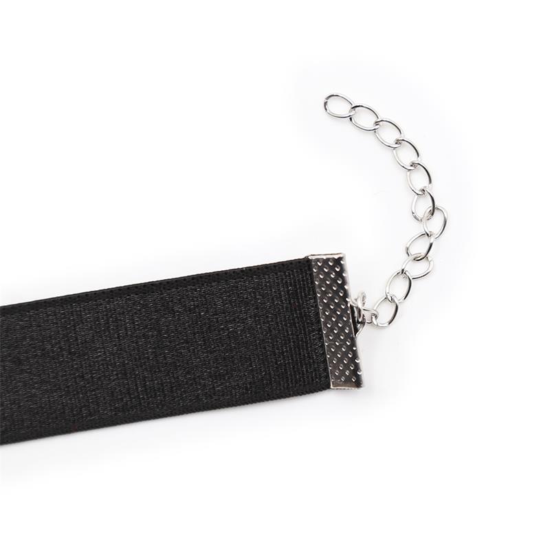 Collar con Lazo y Cascabel 36 cm Negro L - Imagen 6