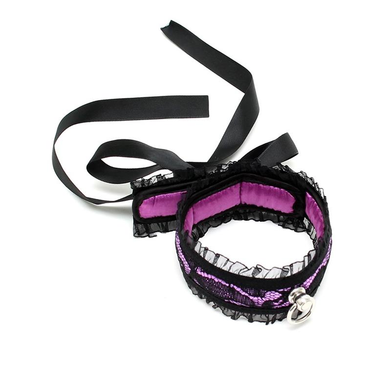 Collar de Satén Purpura - Imagen 3