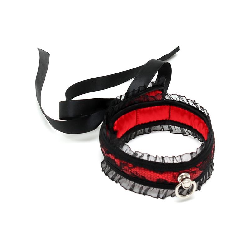 Collar de Saten Rojo - Imagen 2