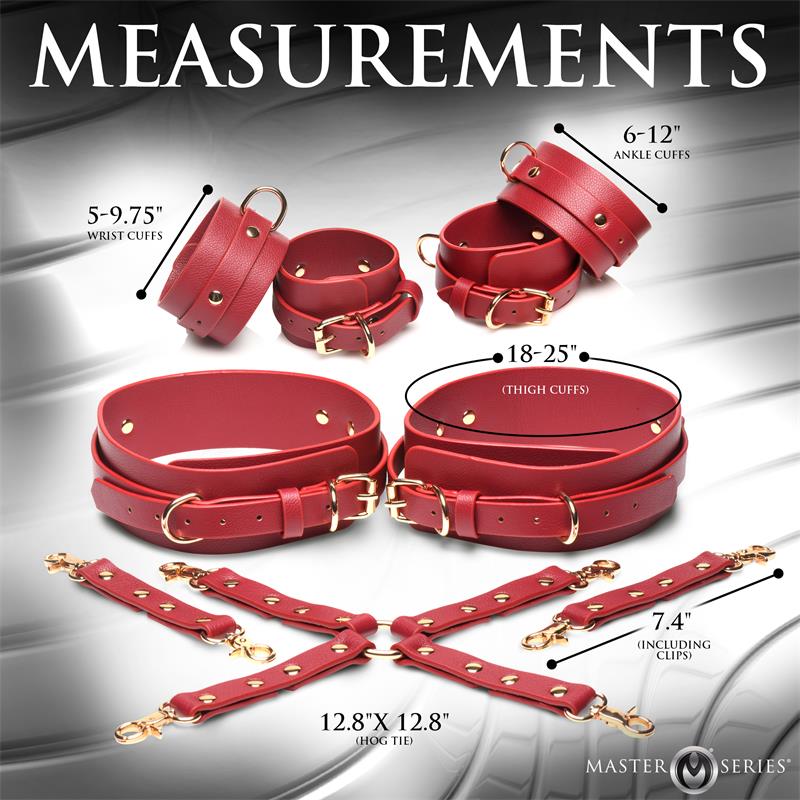 Crimson Captive Set de Ataduras Ajustables - Imagen 17