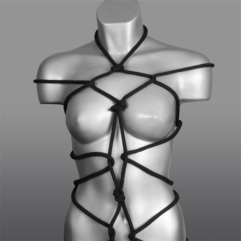 Cuerda Bondage 10 m Negro - Imagen 2