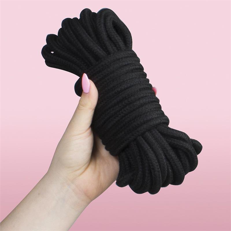 Cuerda Bondage 10 m Negro - Imagen 3