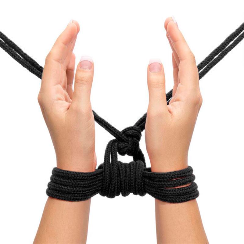 Cuerda Bondage Suave Negro - Imagen 5