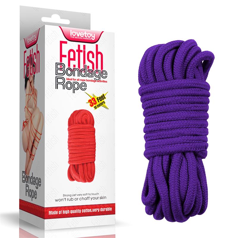 Cuerda Bondage Suave Púrpura - Imagen 6