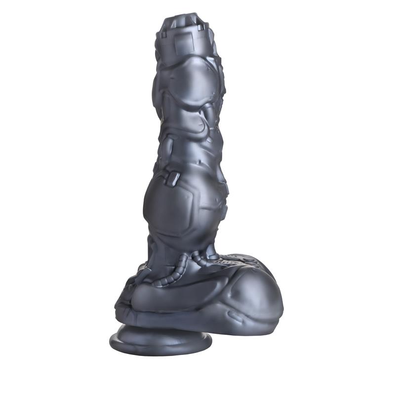 Cyborg Cock Dildo Metal con Thrusting y Vibración - Imagen 4