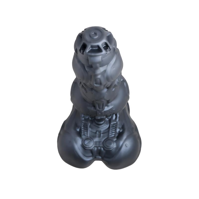 Cyborg Cock Dildo Metal con Thrusting y Vibración - Imagen 8