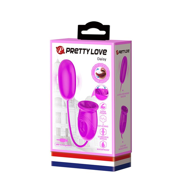 Daisy Huevo Vibrador y Estimulador con Lengua - Imagen 8