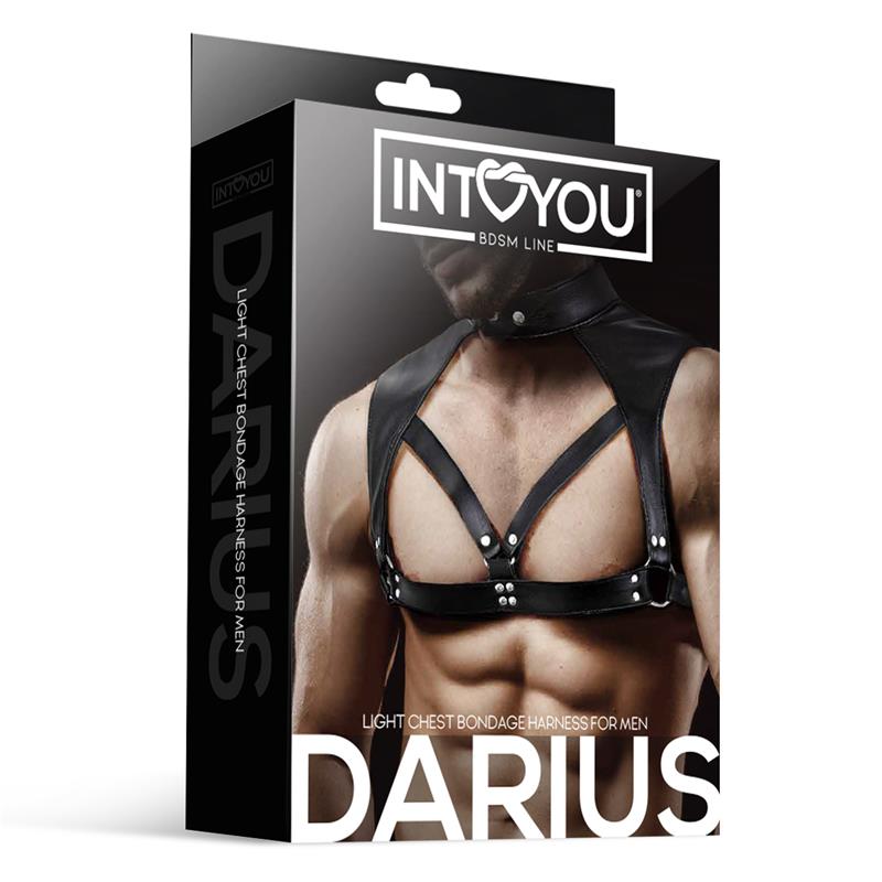 Darius Arnés Masculino para el Pecho Cuero Vegano - Imagen 4