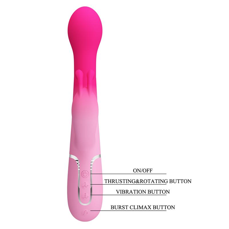 Dejon Vibrador con Thrusting y Bolas Rotatorias - Imagen 8