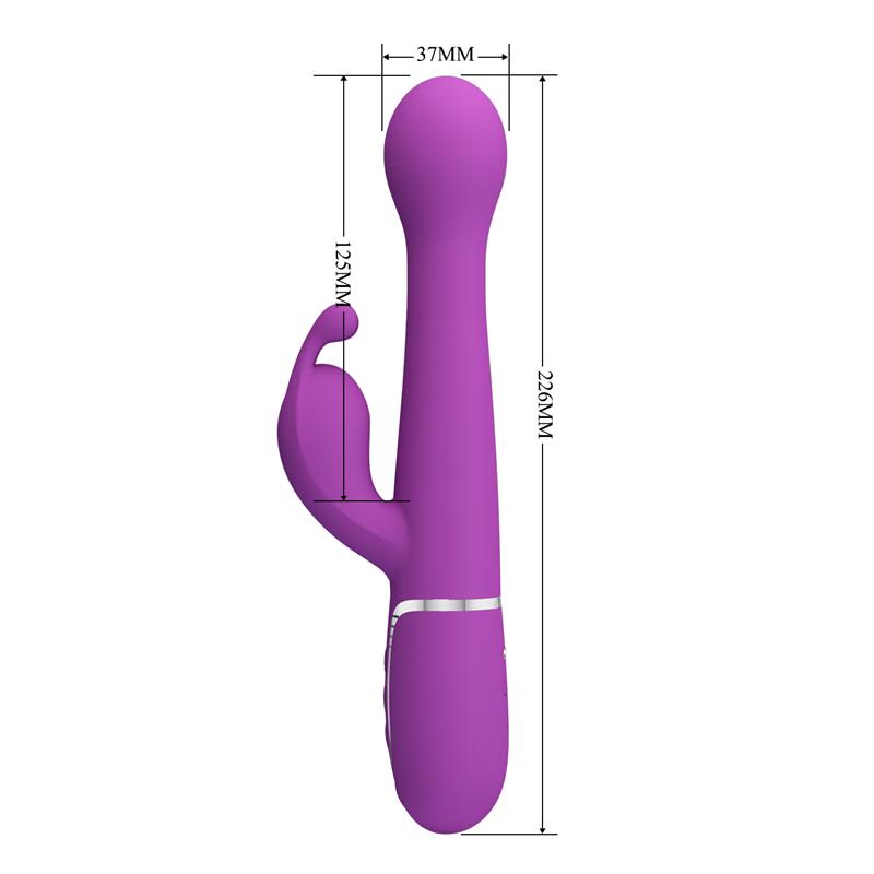 Dejon Vibrador con Thrusting y Rotación Twinkled - Imagen 10