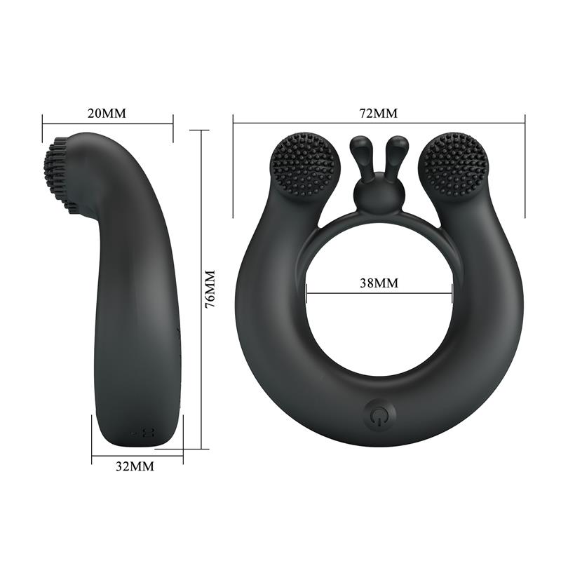 Dhalia Anillo para el Pene con Vibración - Imagen 10