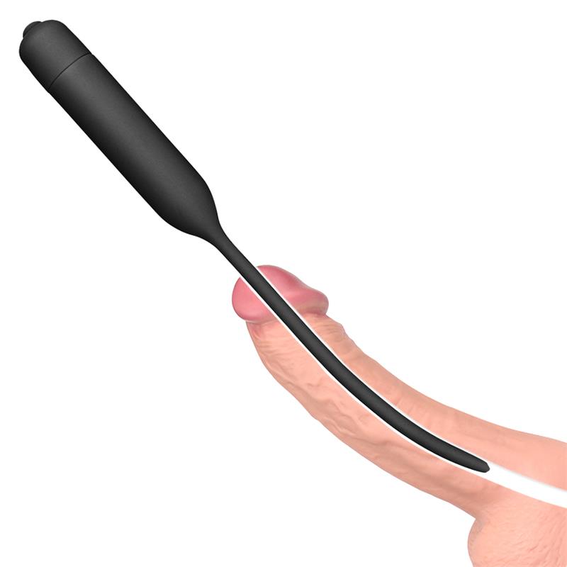 Dilatador de Uretra con Vibración Negro - Imagen 10
