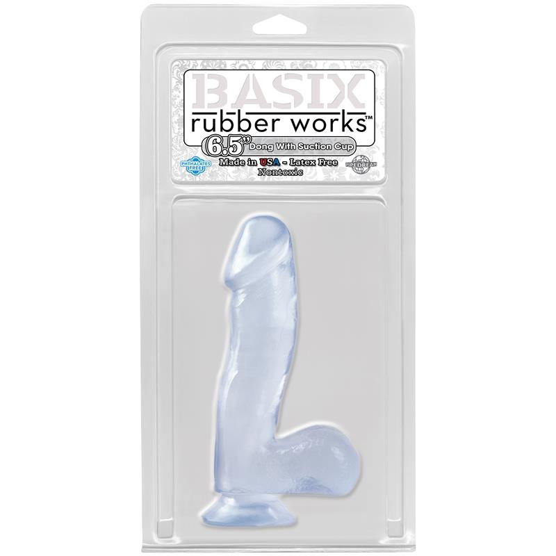 Dildo 16,51 cm Transparente - Imagen 2