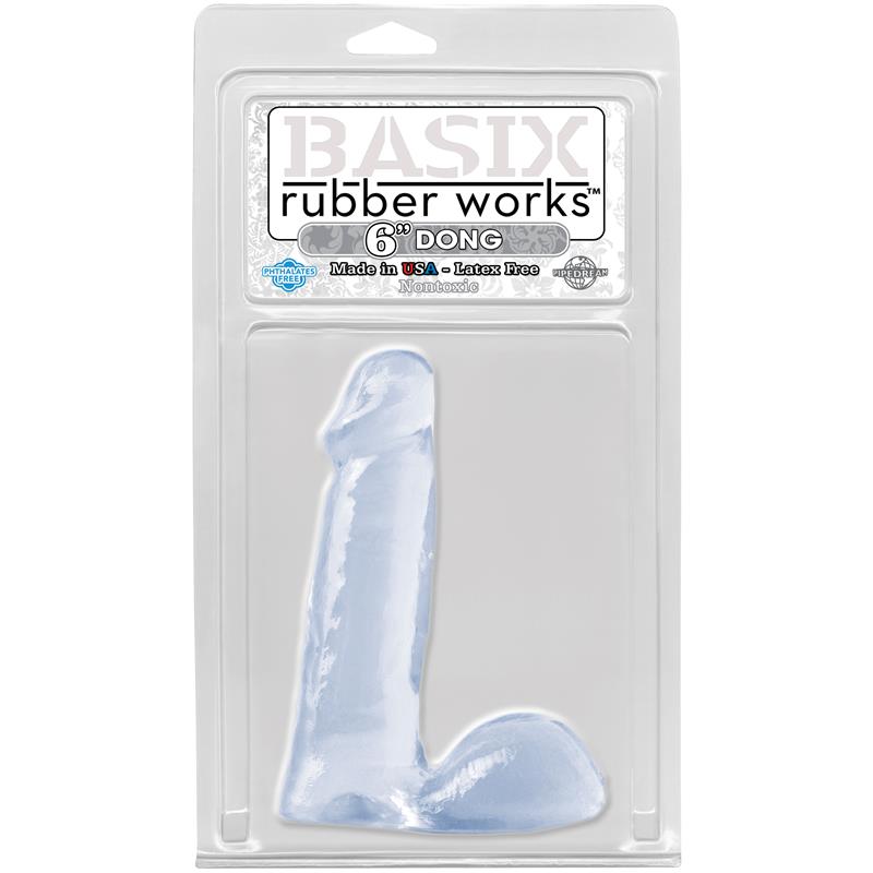 Dildo 19,05 cm Transparente - Imagen 2