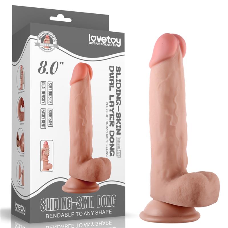 Dildo con Piel Retractil 8 - Imagen 9