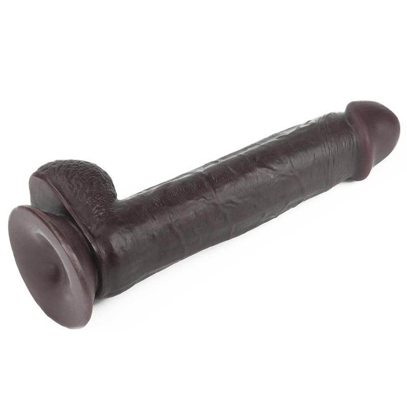 Dildo con Piel Retractil 9 Negro - Imagen 4