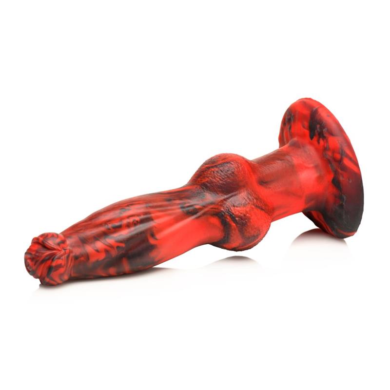 Dildo con Vibración y Thrusting Hel-Wolf - Imagen 3