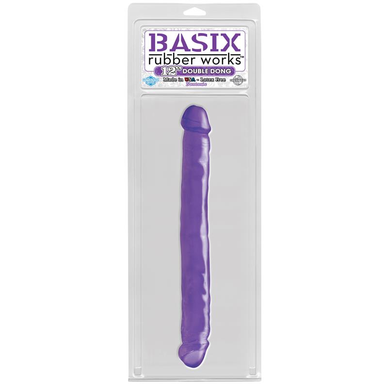 Dildo Doble 30,5 cm Púrpura - Imagen 2