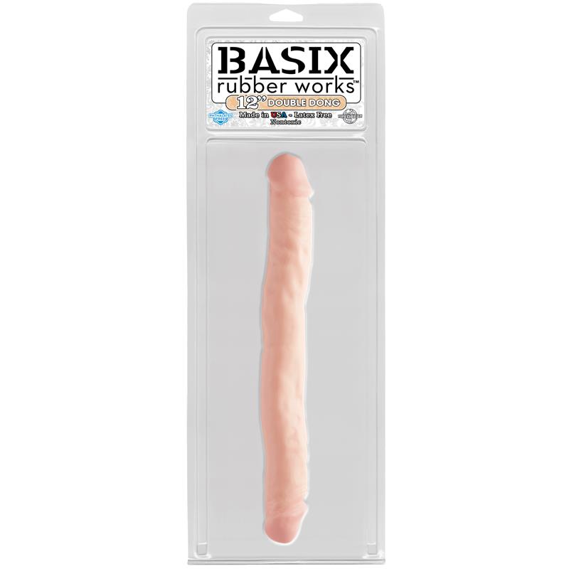 Dildo Doble 30.50 cm Color Natural - Imagen 2