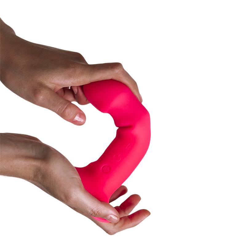 Dildo Doble Densidad Vibración Hitsens 2 M Rosa - Imagen 2