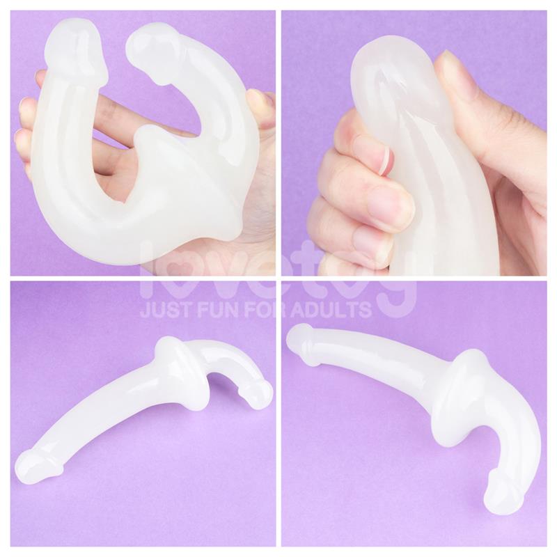 Dildo doble Lumino Play Luz Azul 10.5 - Imagen 11