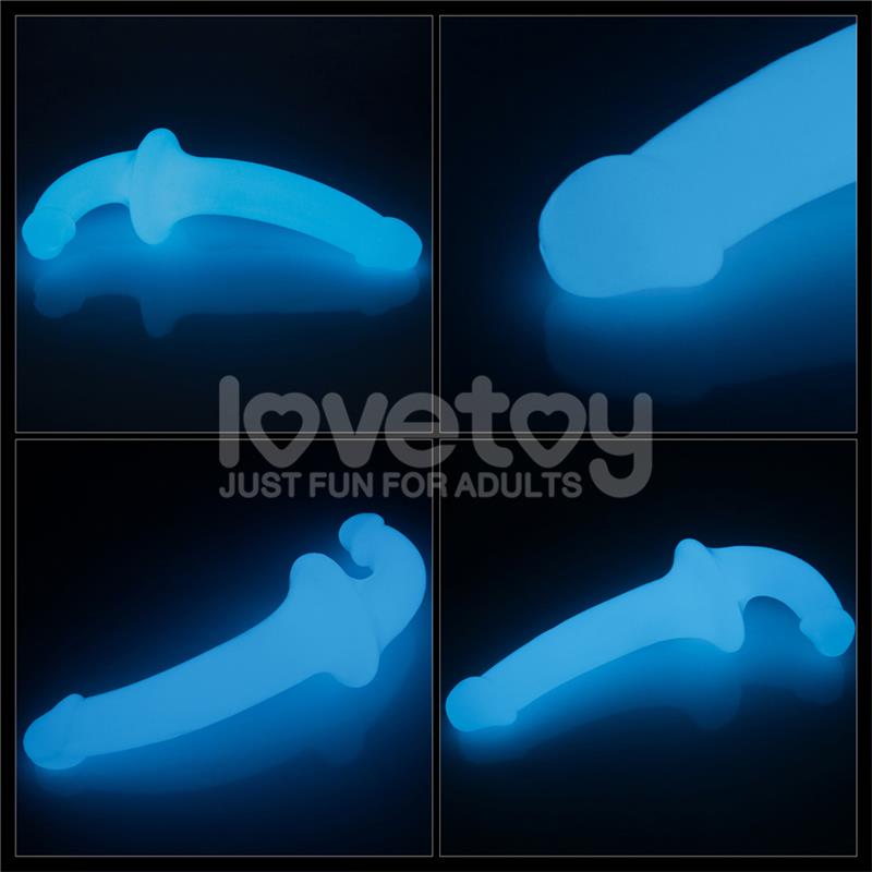 Dildo doble Lumino Play Luz Azul 10.5 - Imagen 10