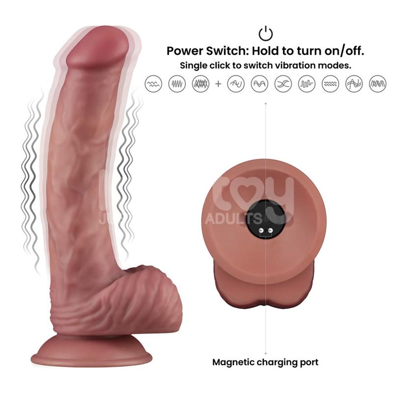 Dildo Dual Density con Vibración 9 - Imagen 14
