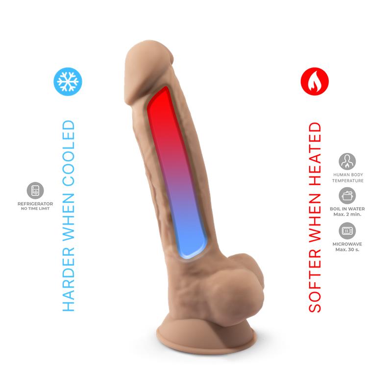 Dildo Dual Density Mod. 1 - 7 Natural - Imagen 5