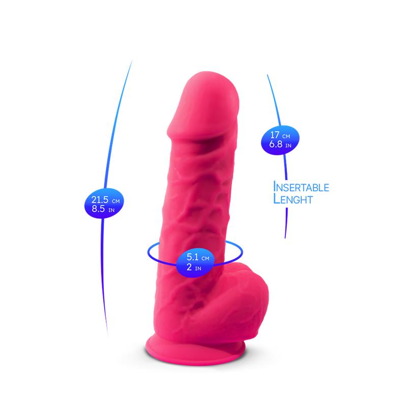 Dildo Dual Density Mod. 1 - 8.5 Rosa - Imagen 6