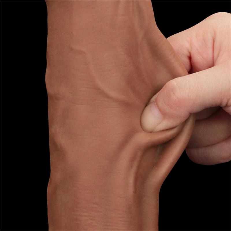 Dildo Dual Density Piel Desizante Retractil 11.5 - Imagen 11
