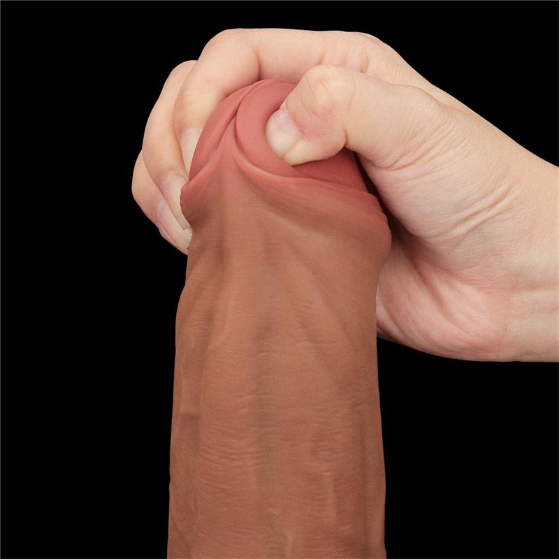 Dildo Dual Density Piel Desizante Retractil 11.5 - Imagen 7