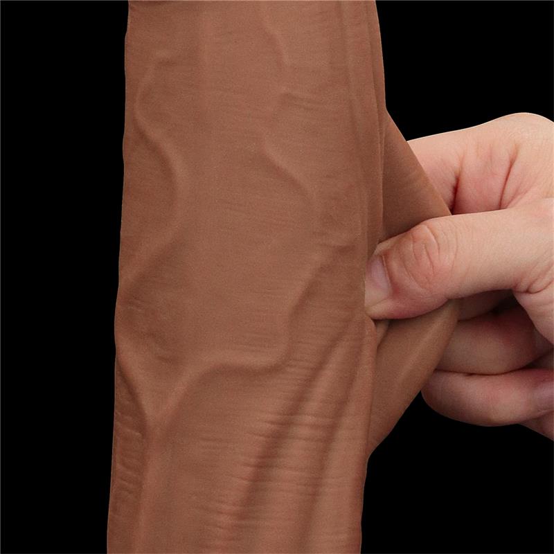 Dildo Dual Density Piel Deslizante Retractil 12 - Imagen 11