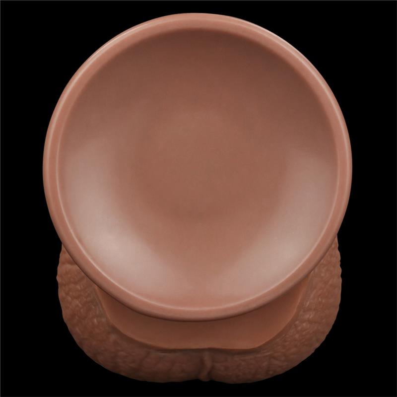 Dildo Dual Density Piel Deslizante Retractil 13.5 - Imagen 7
