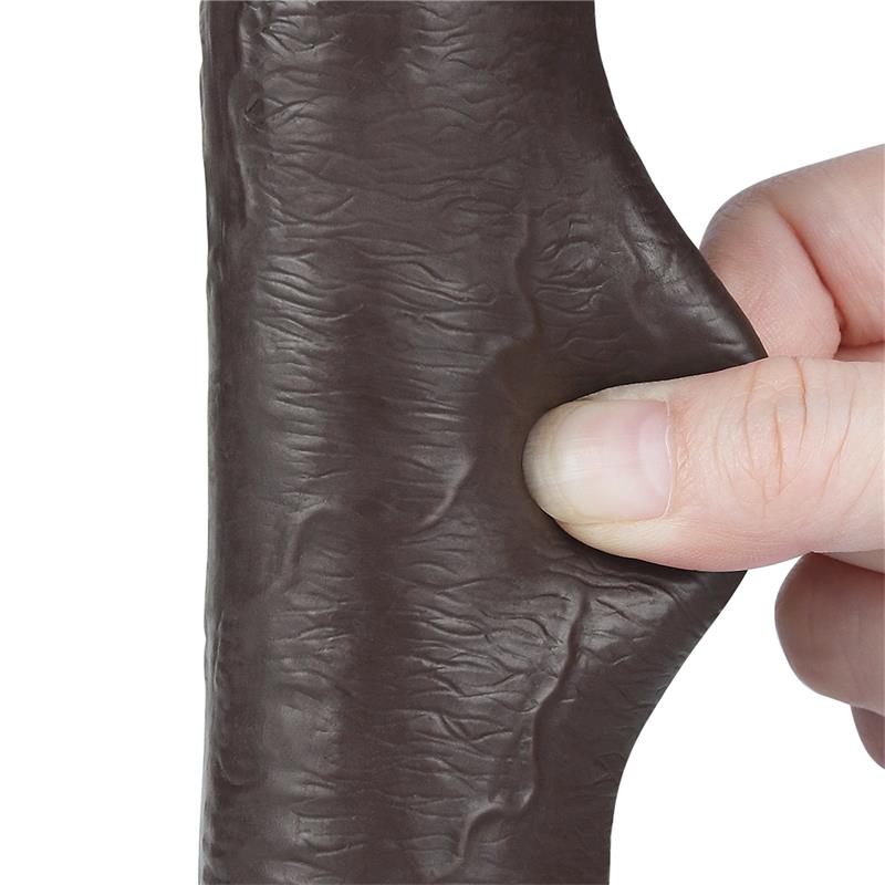 Dildo Dual Density Piel Deslizante Retractil 9 - Imagen 8