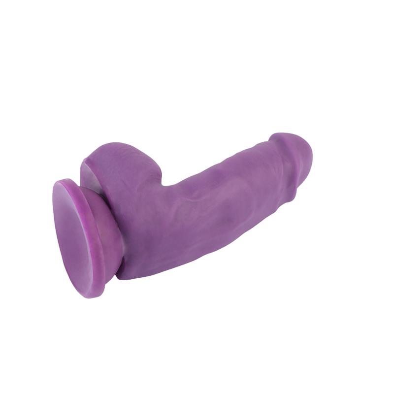 Dildo Dual Density Purpura 6.9 - Imagen 4