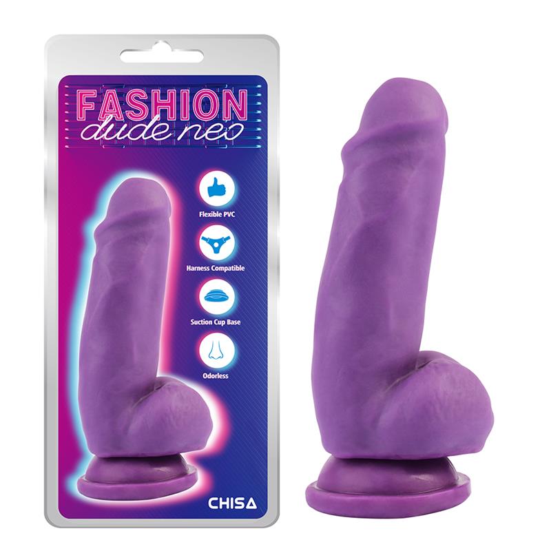 Dildo Dual Density Purpura 6.9 - Imagen 5