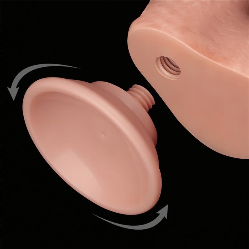 Dildo Dual Layer Piel Deslizante Retractil 7 - Imagen 10