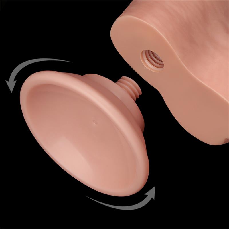 Dildo Dual Layer Piel Deslizante Retractil 8 - Imagen 10