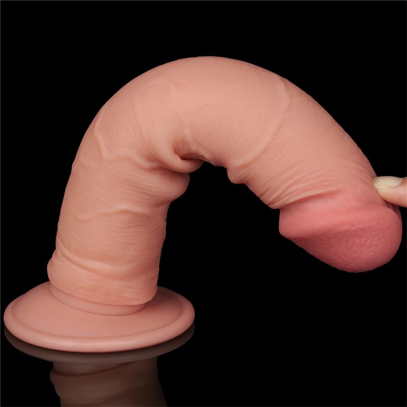 Dildo Dual Layer Piel Deslizante Retractil 8 - Imagen 7