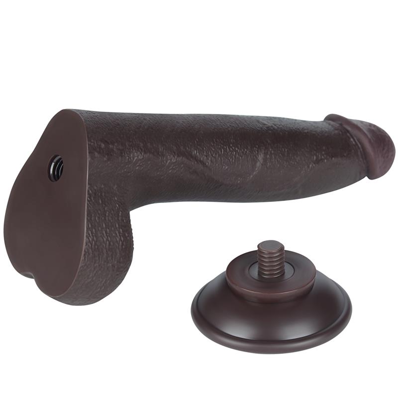 Dildo Dual Layer Piel Deslizante Retractil 8.5 - Imagen 9