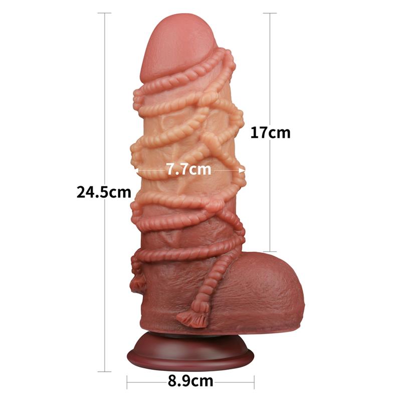 Dildo Dual Layer Tamaño King Nature 9.5 - Imagen 11