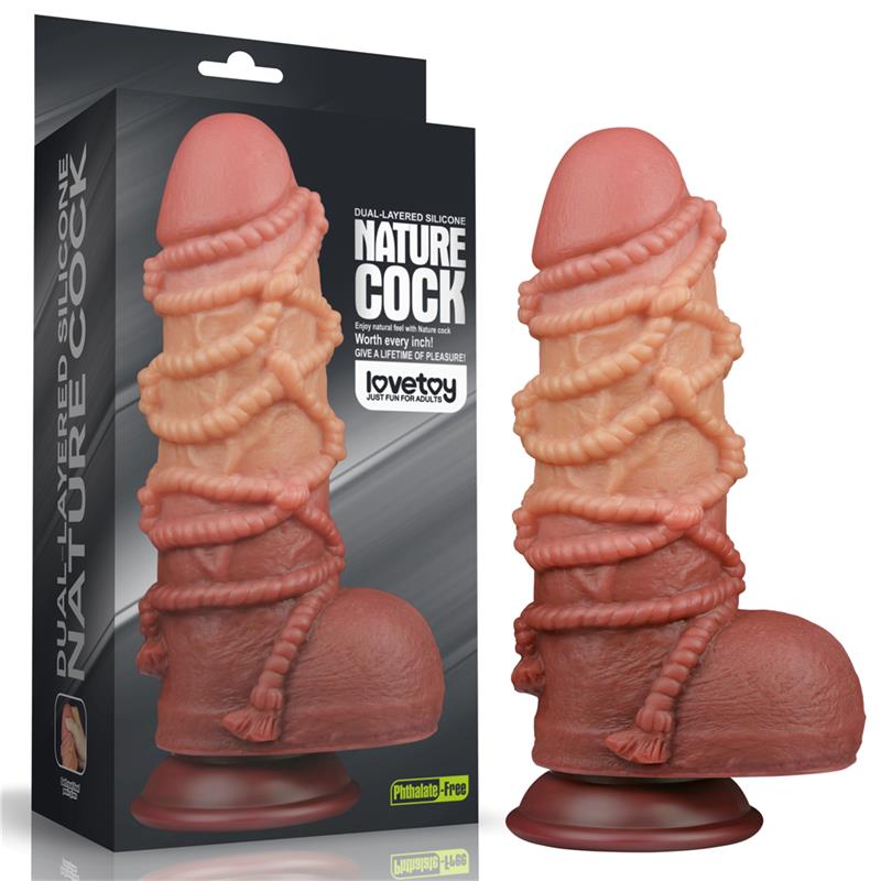 Dildo Dual Layer Tamaño King Nature 9.5 - Imagen 12