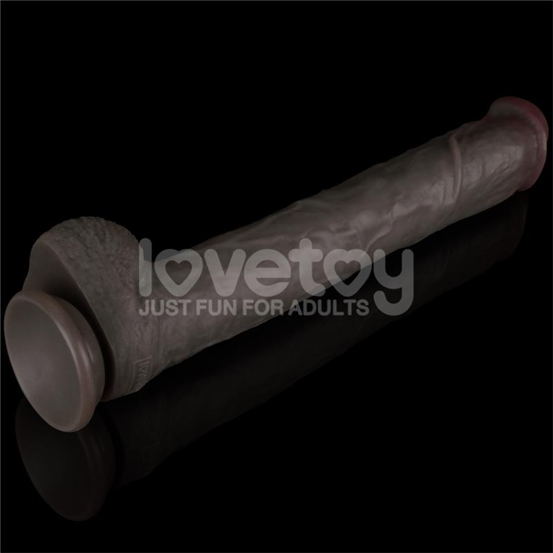Dildo Dual Layered Articulable XXL 14.5 - Imagen 4